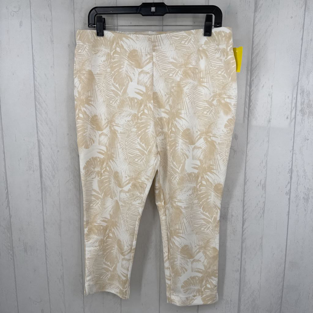 Mp leaf print capris