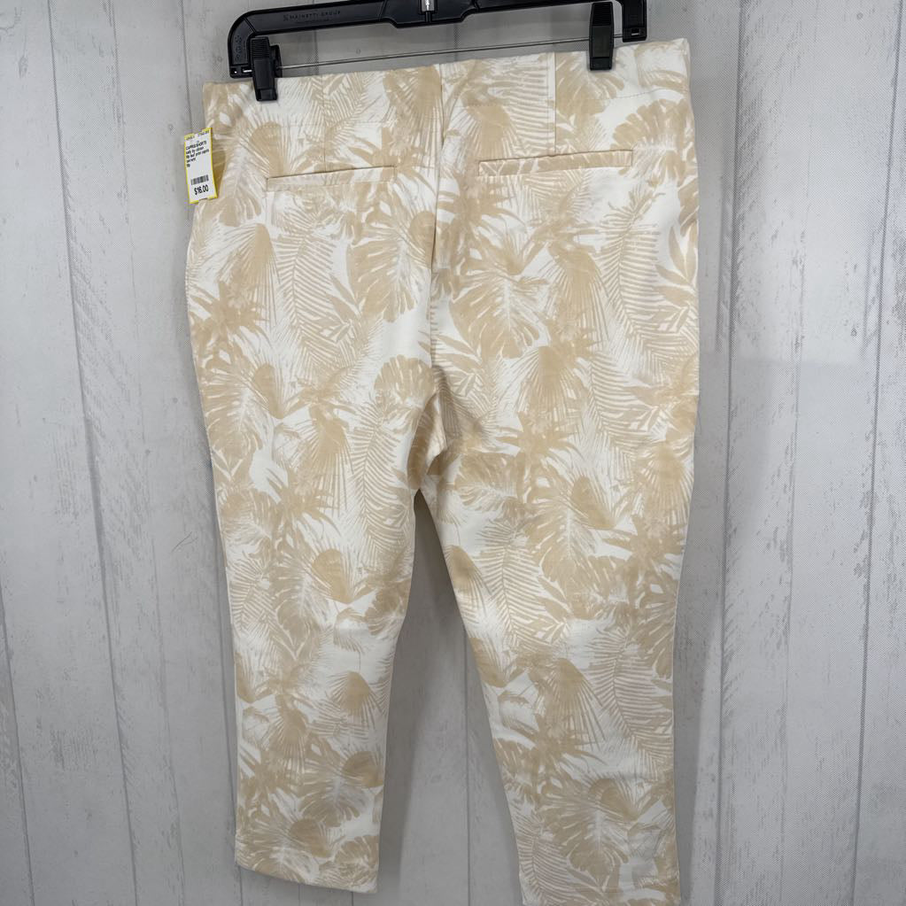 Mp leaf print capris