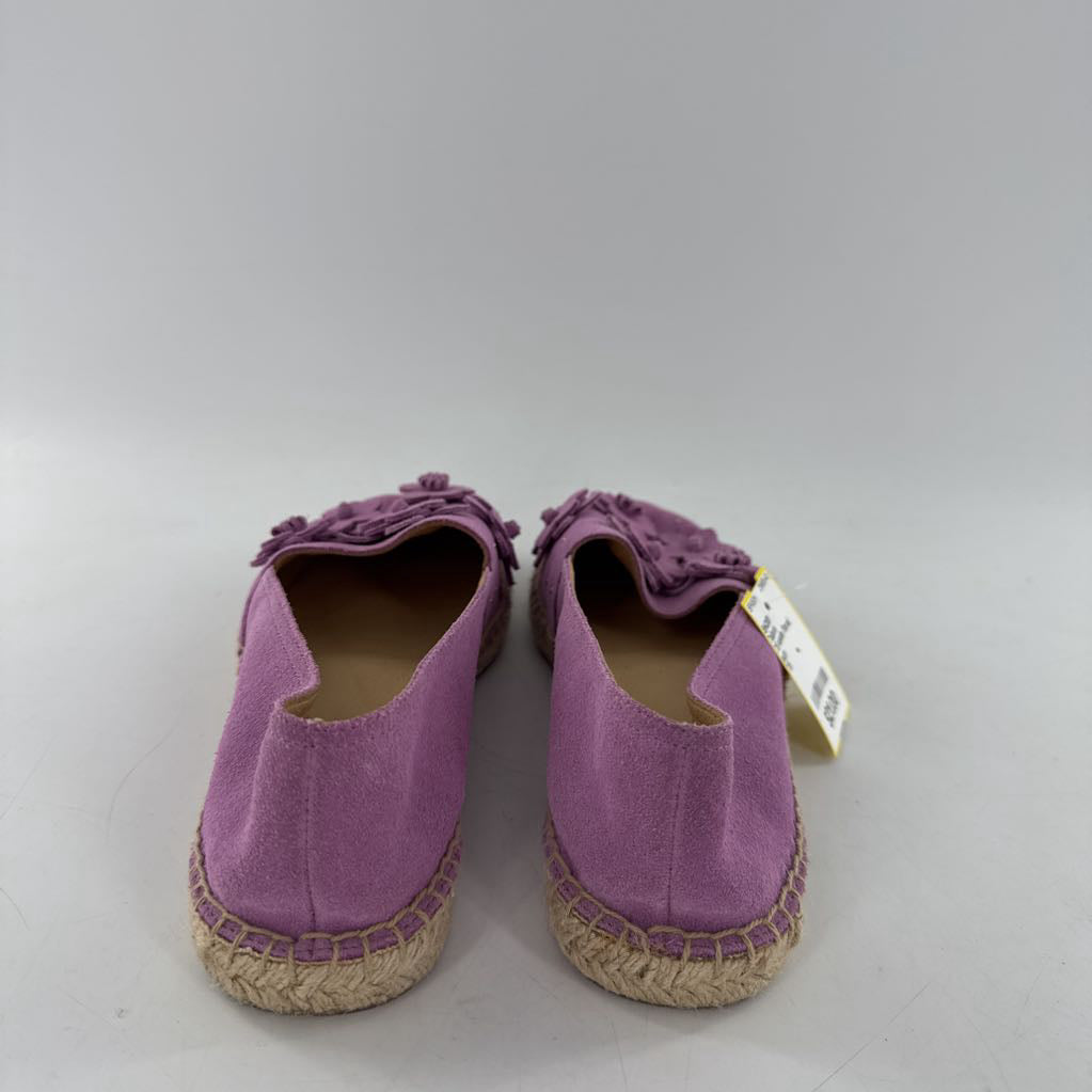 7.5 suede floral flats