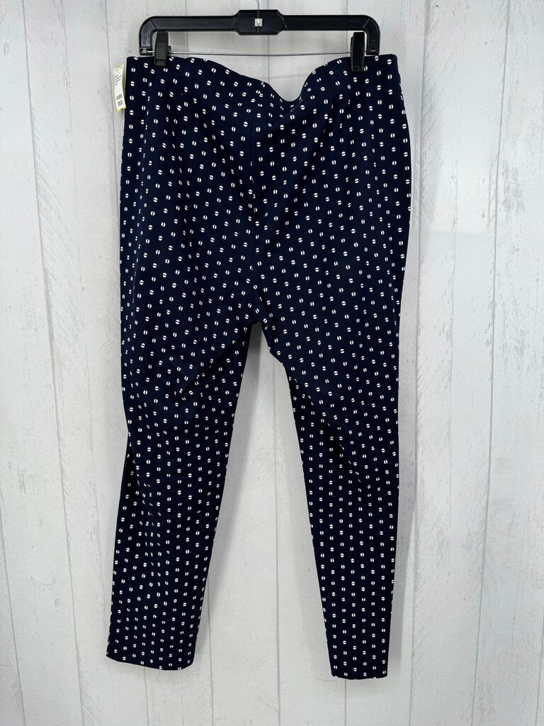 L printed pull-on pant