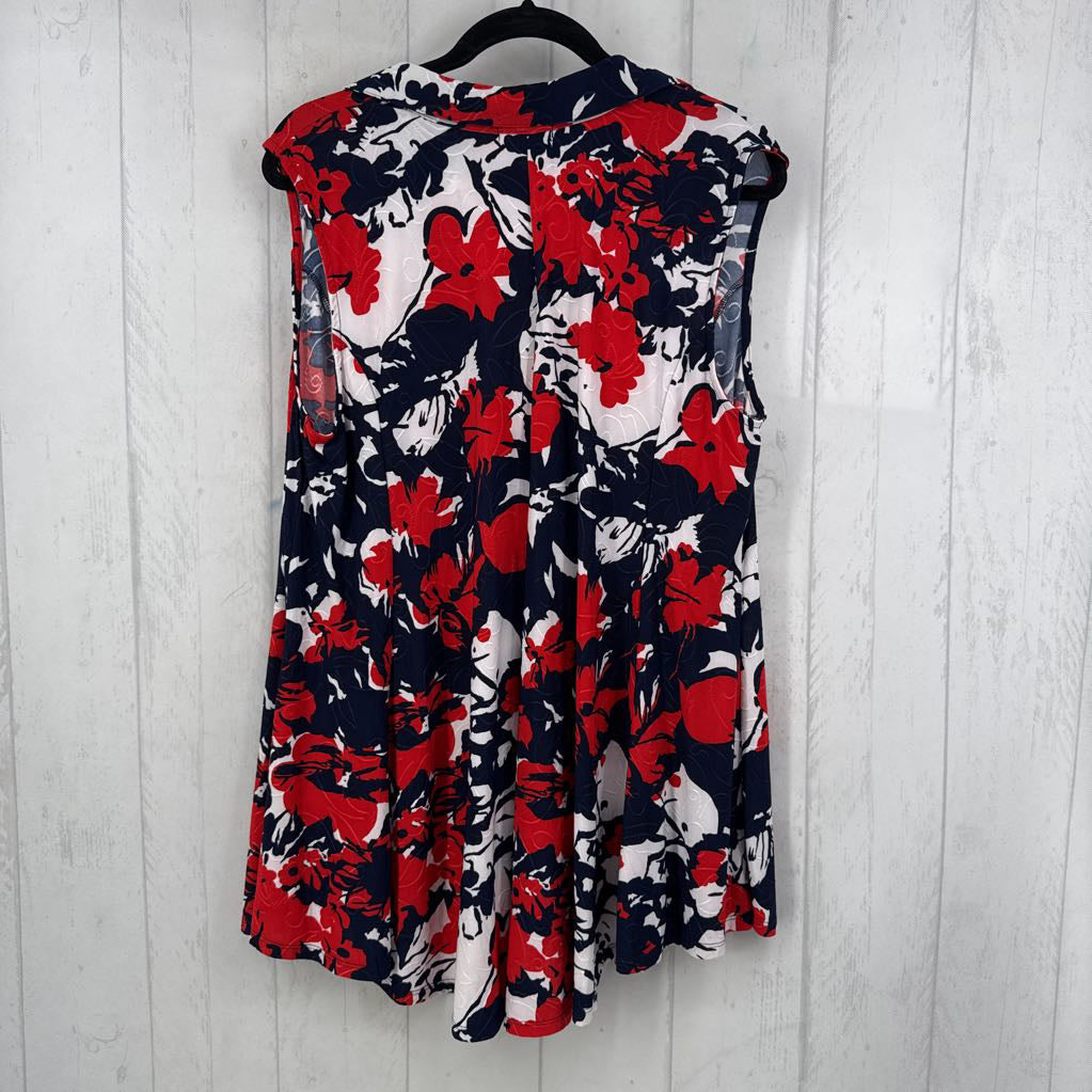 2X flo print button down swing tank
