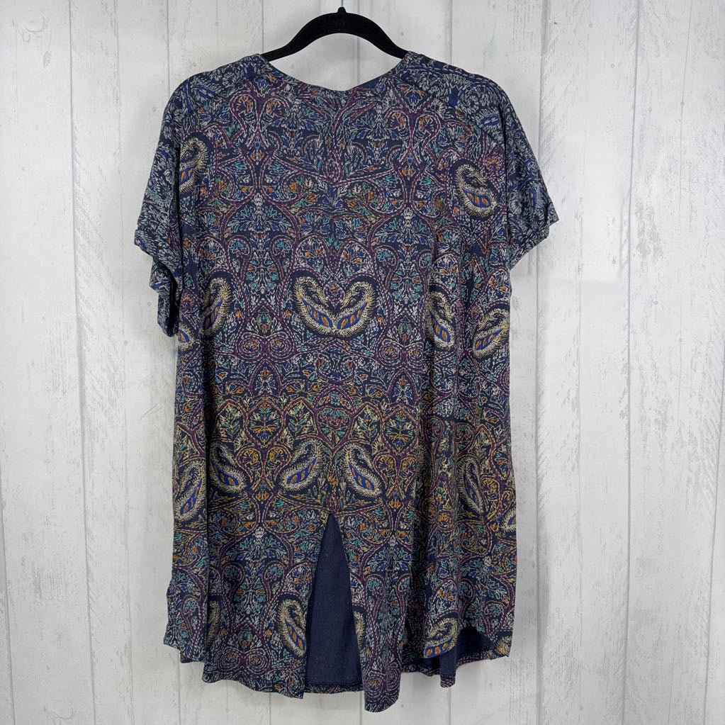 2X paisley print s/s tee