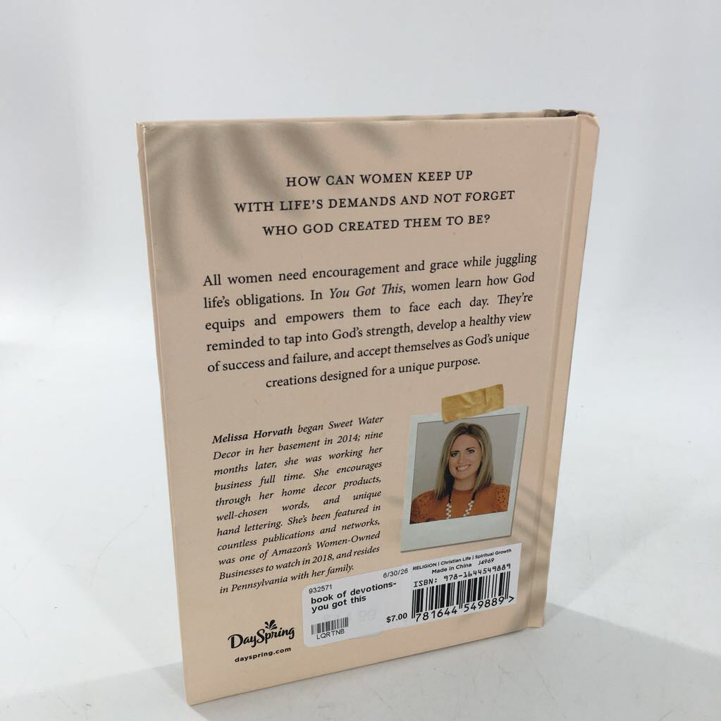 book of devotions-you got this