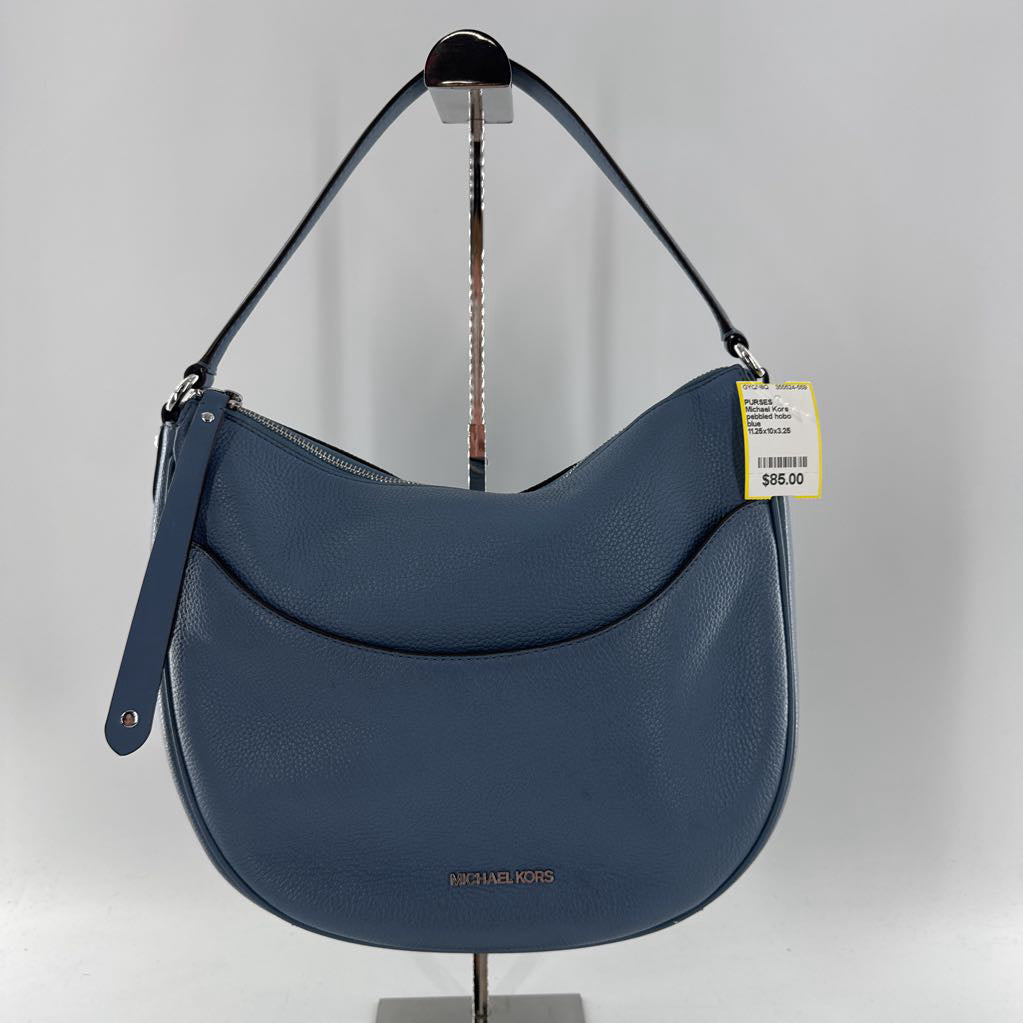 pebbled hobo shoulder bag