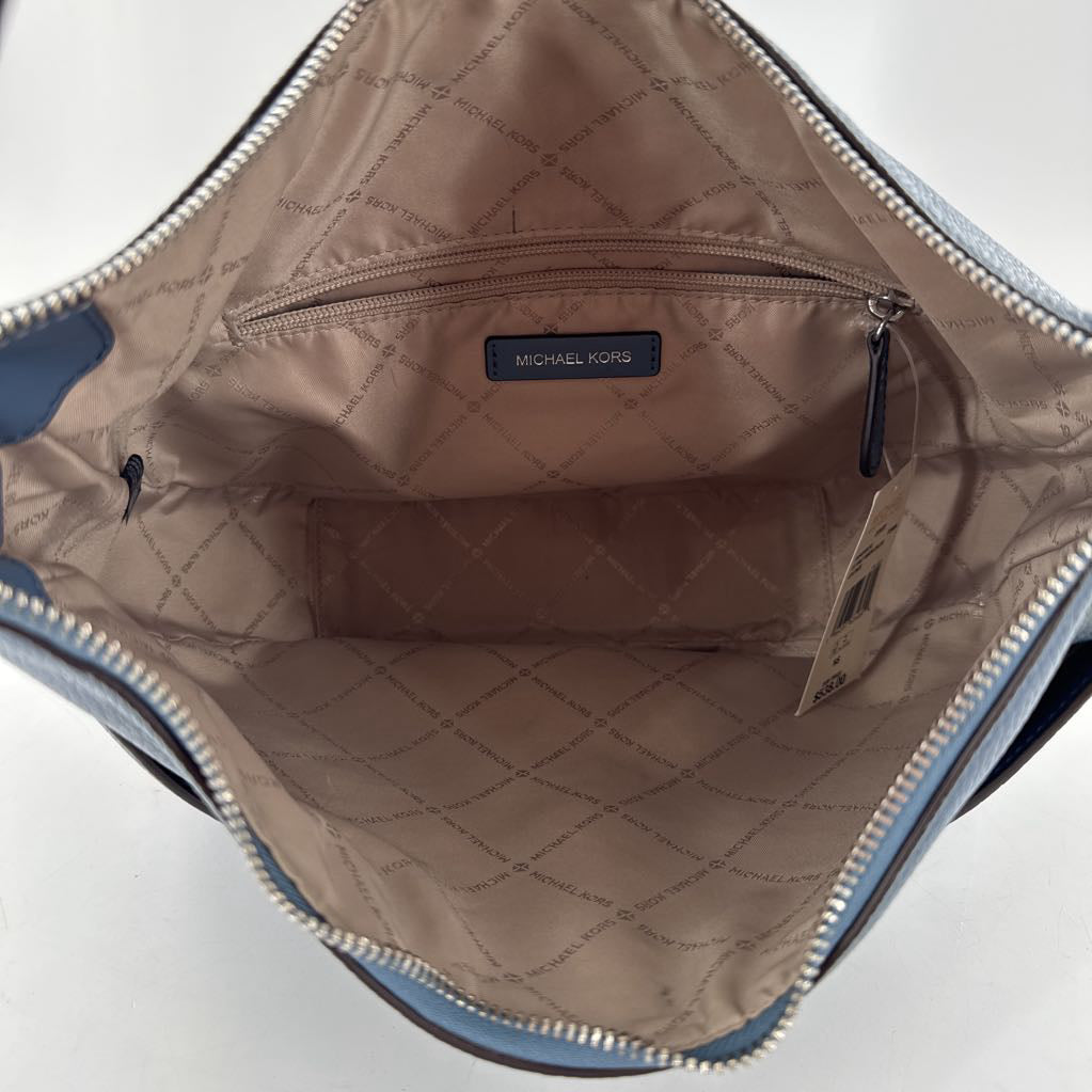 pebbled hobo shoulder bag