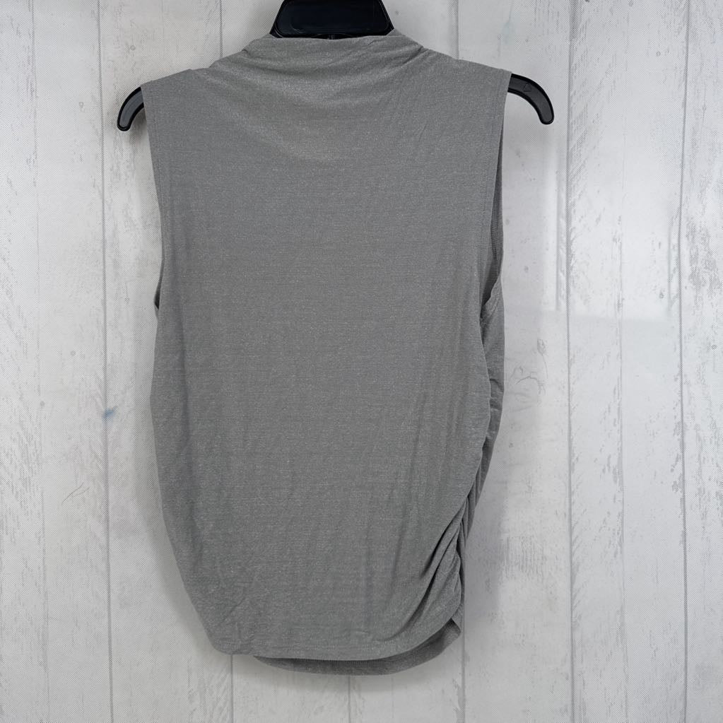 L mockneck ruched tank