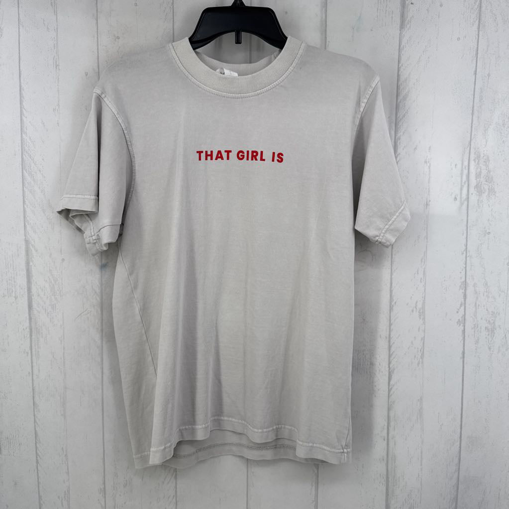 S graphic s/s tee-that girl is
