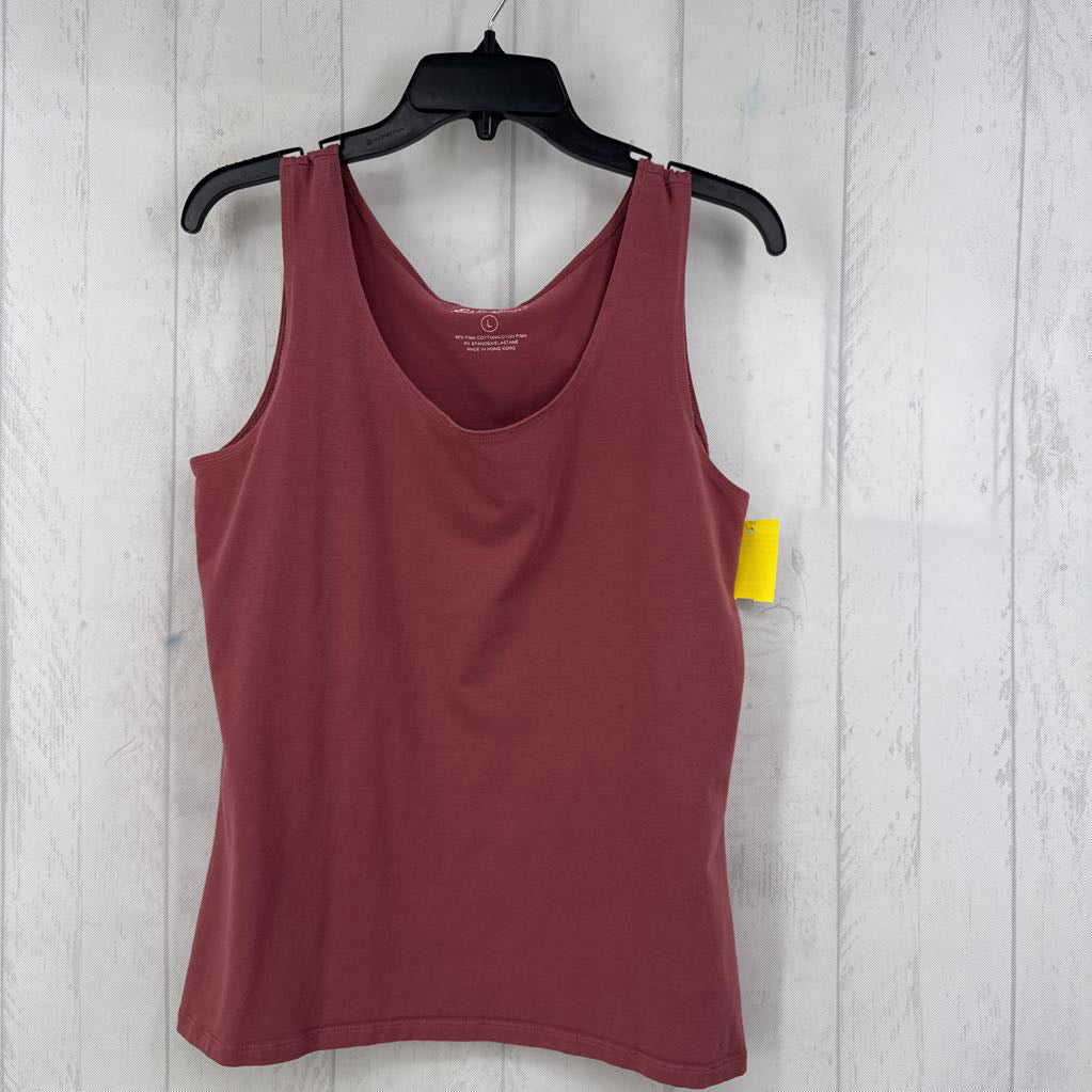 L basic knit tank