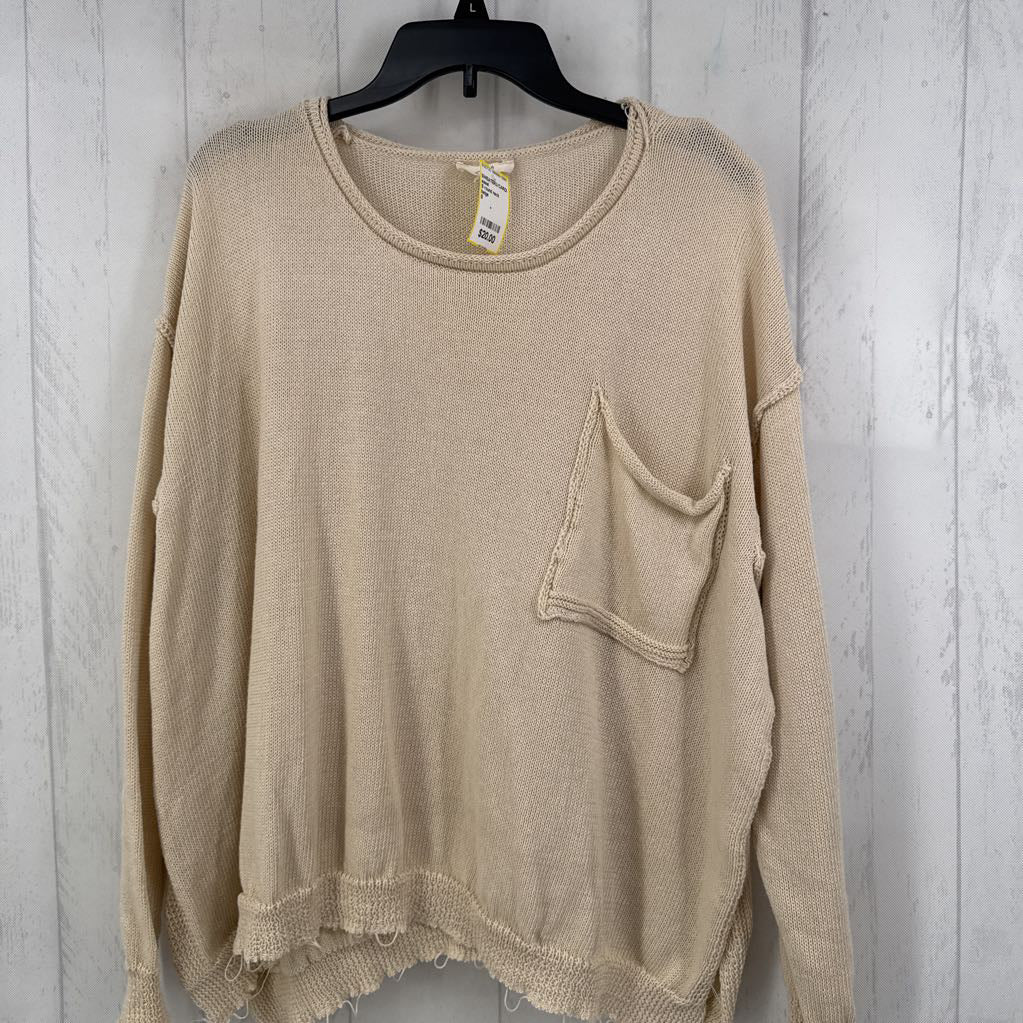 S round neck lightweight sweater