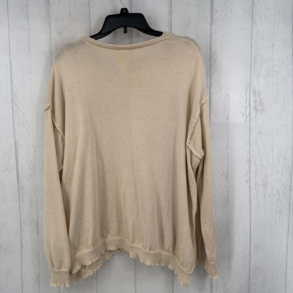 S round neck lightweight sweater