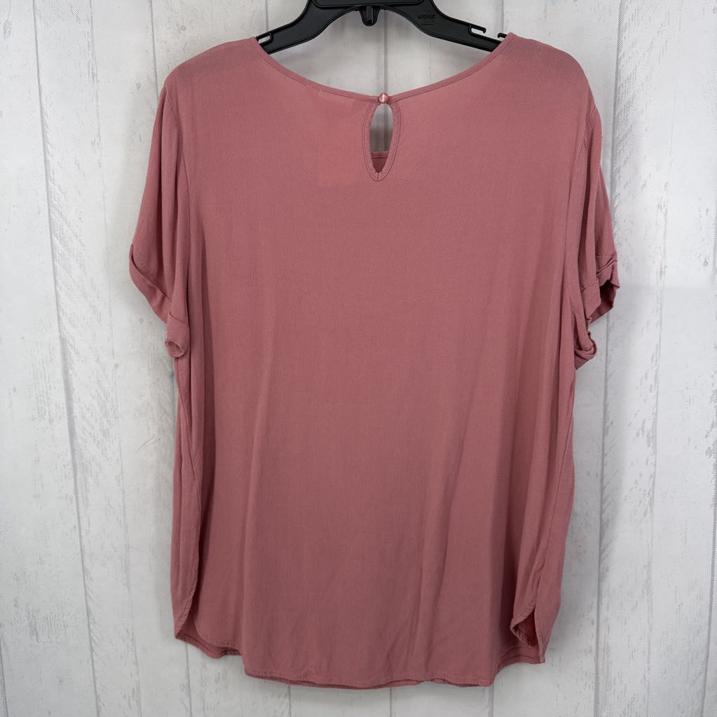 XL round neck s/s top