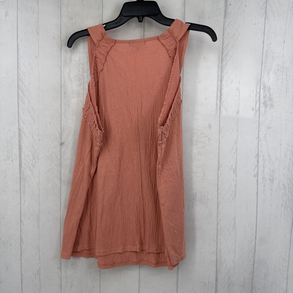 XL scoop neck smocked tank