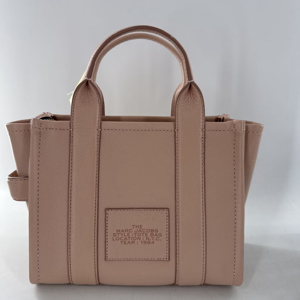 top zip dual handle tote bag