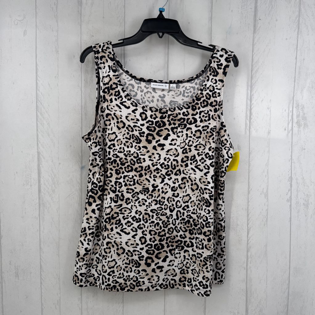 L animal print cami
