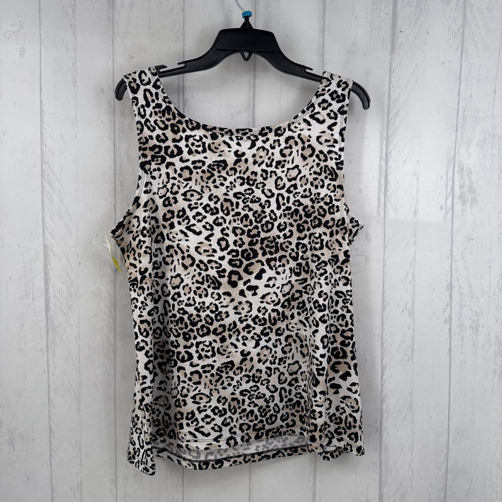 L animal print cami