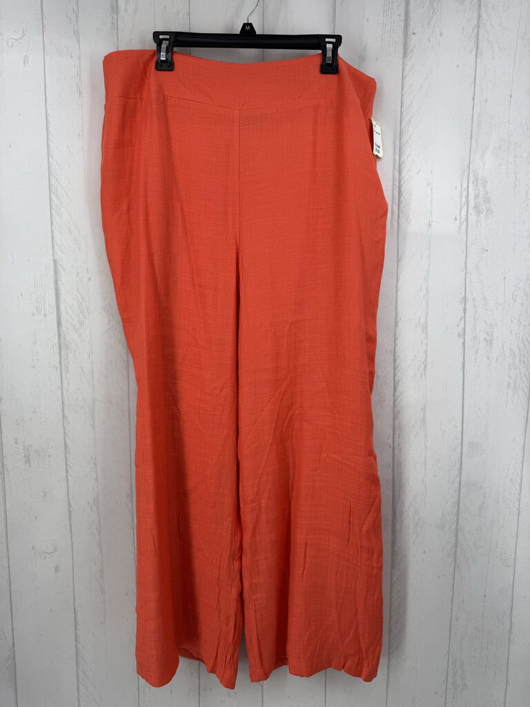 1X pull-on wide leg pant