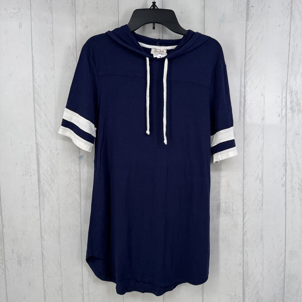 M hooded s/s tee