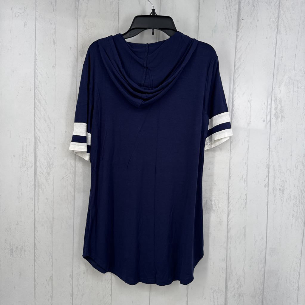 M hooded s/s tee