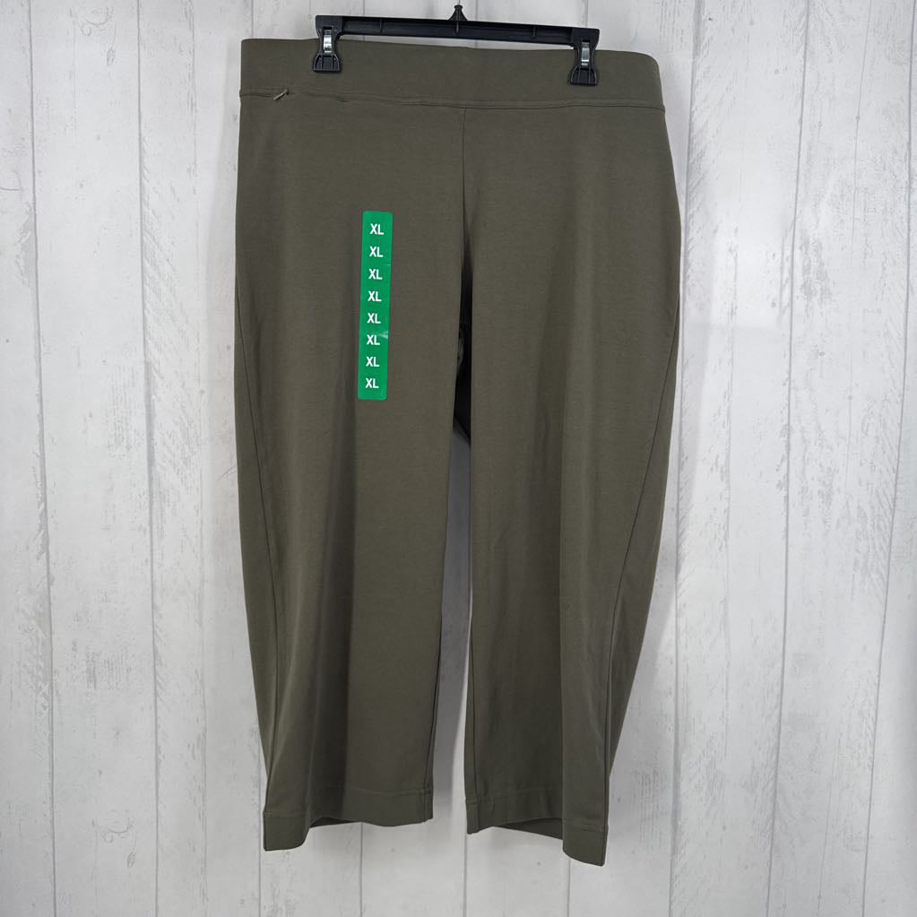 XL stretch knit capri