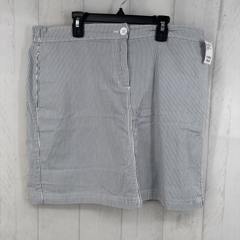 12 striped skort