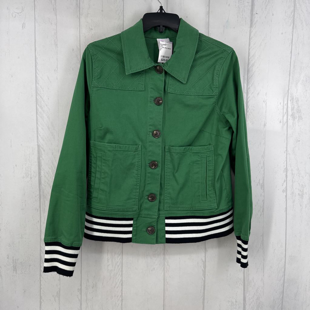 S twill utility blazer