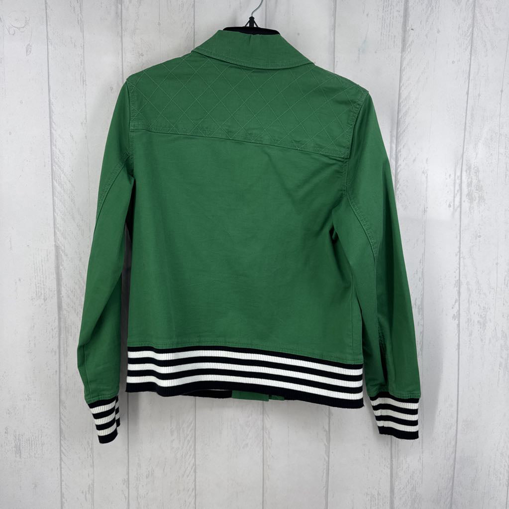 S twill utility blazer