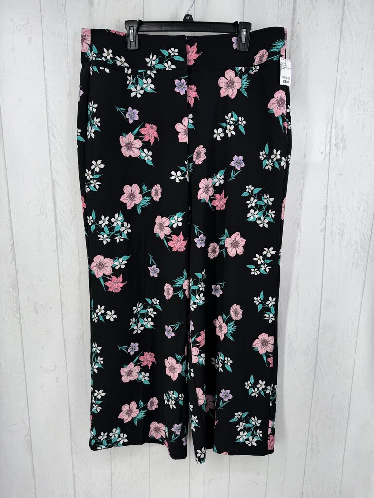 16 flo print wide leg pant