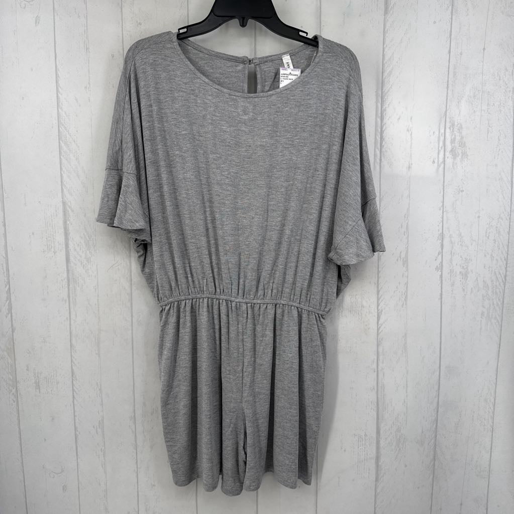 L round neck flutter slv romper