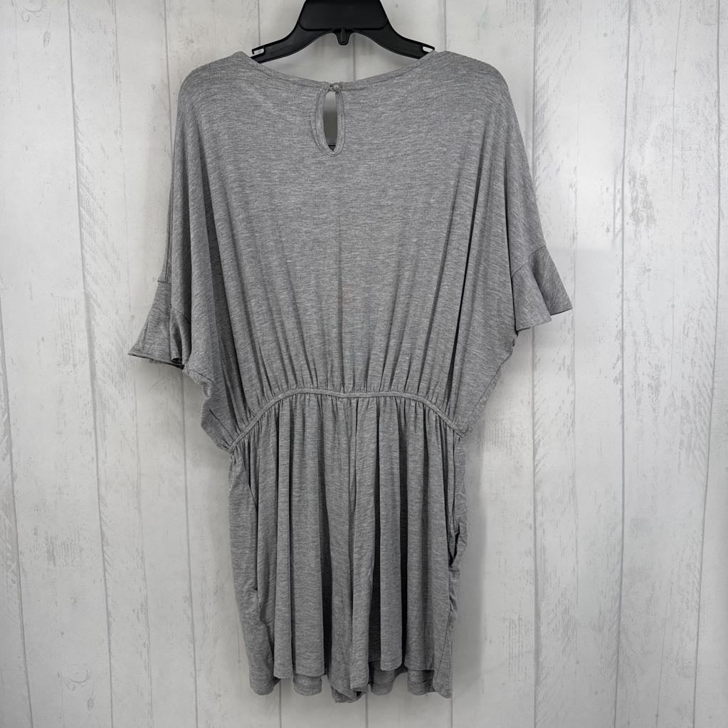 L round neck flutter slv romper