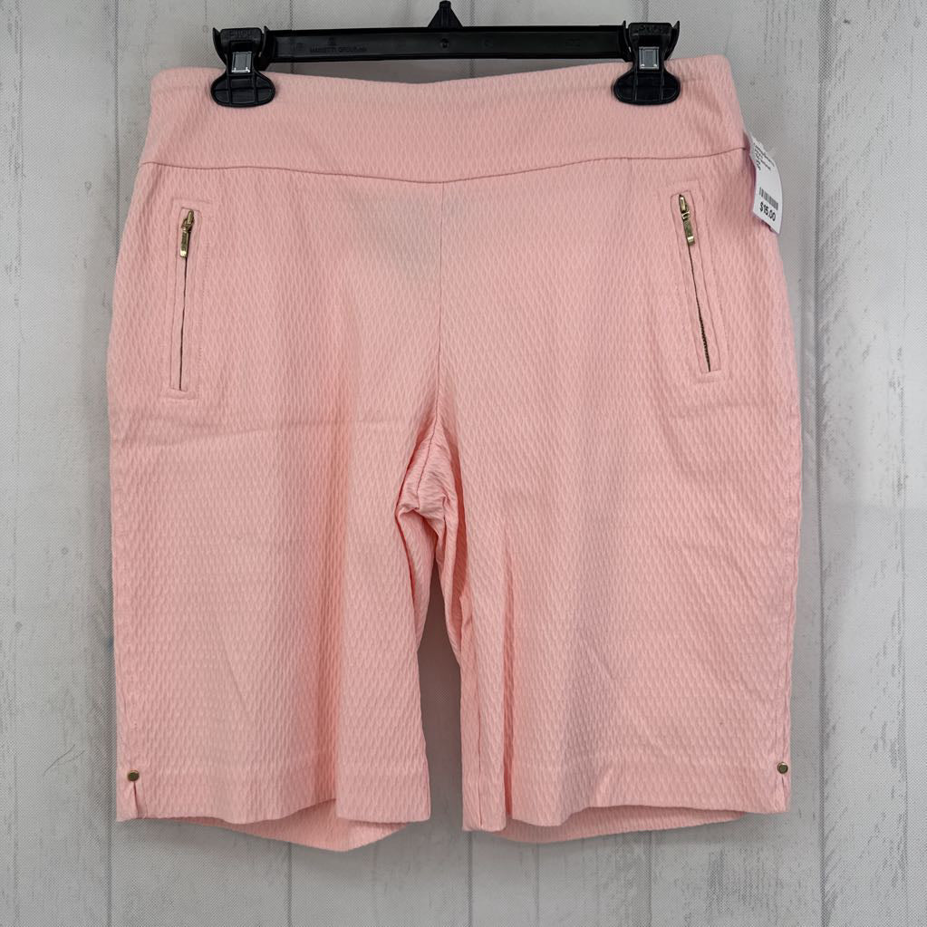 10p textured bermuda shorts