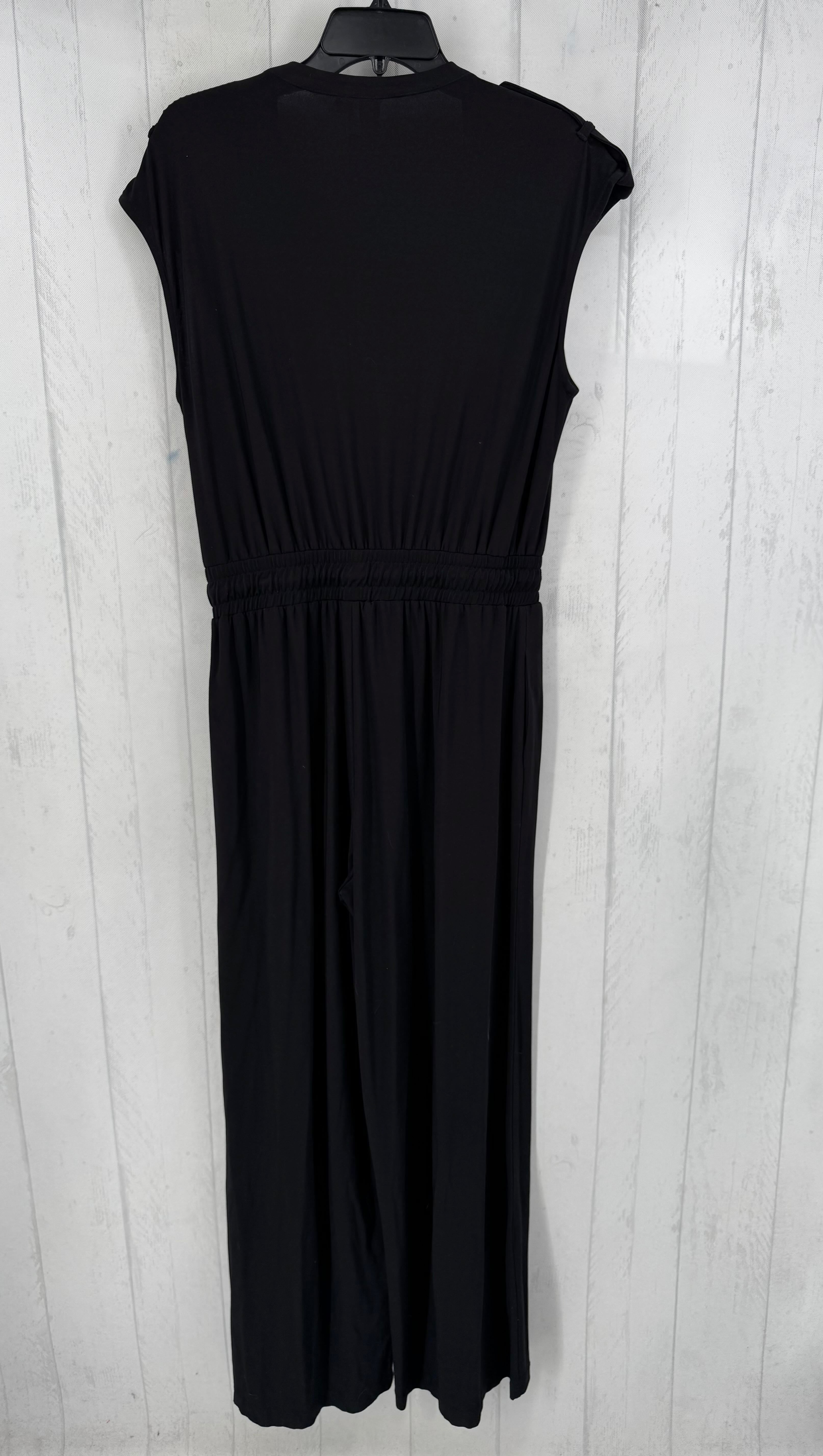 L zip-front slvls jumpsuit