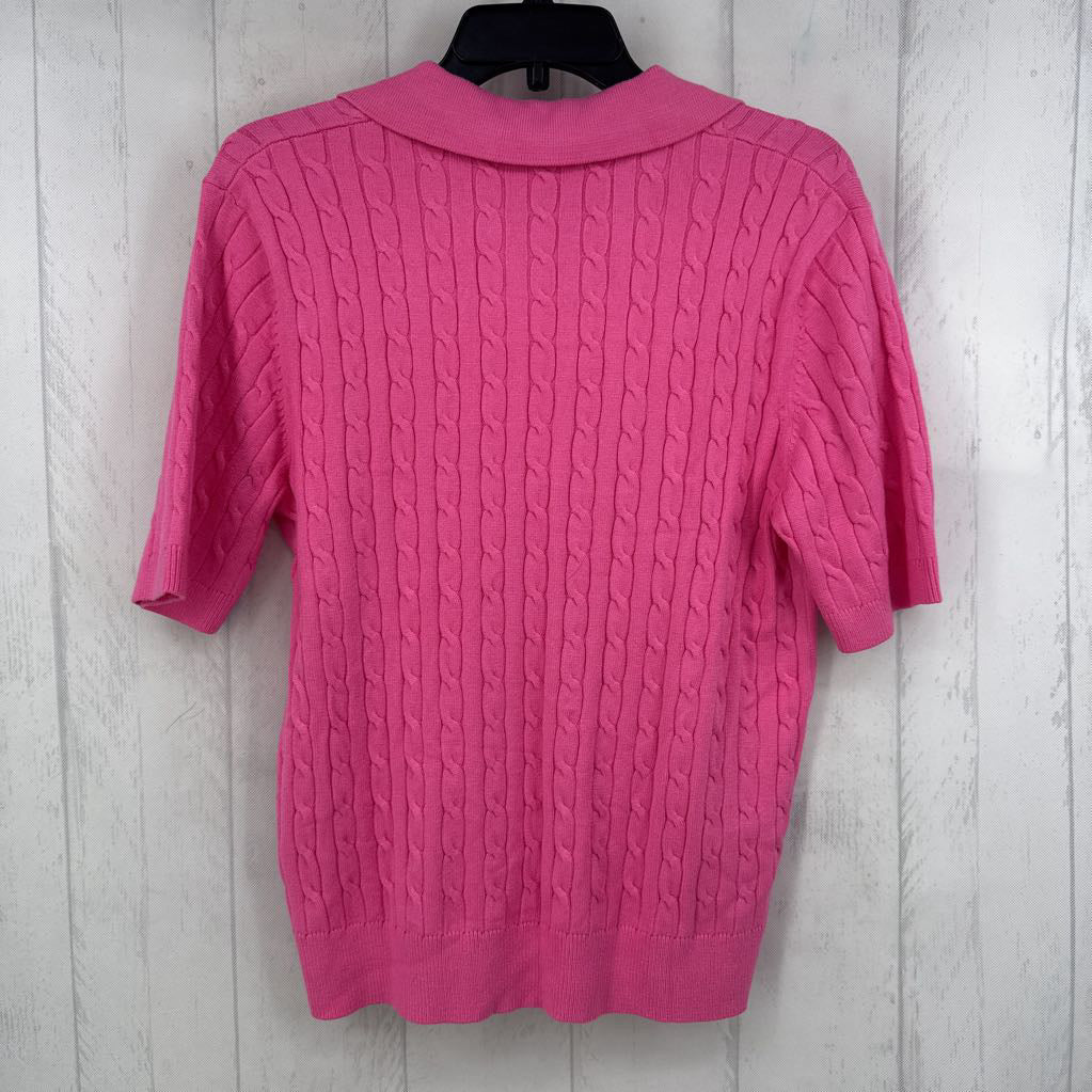 XL cable knit s/s sweater