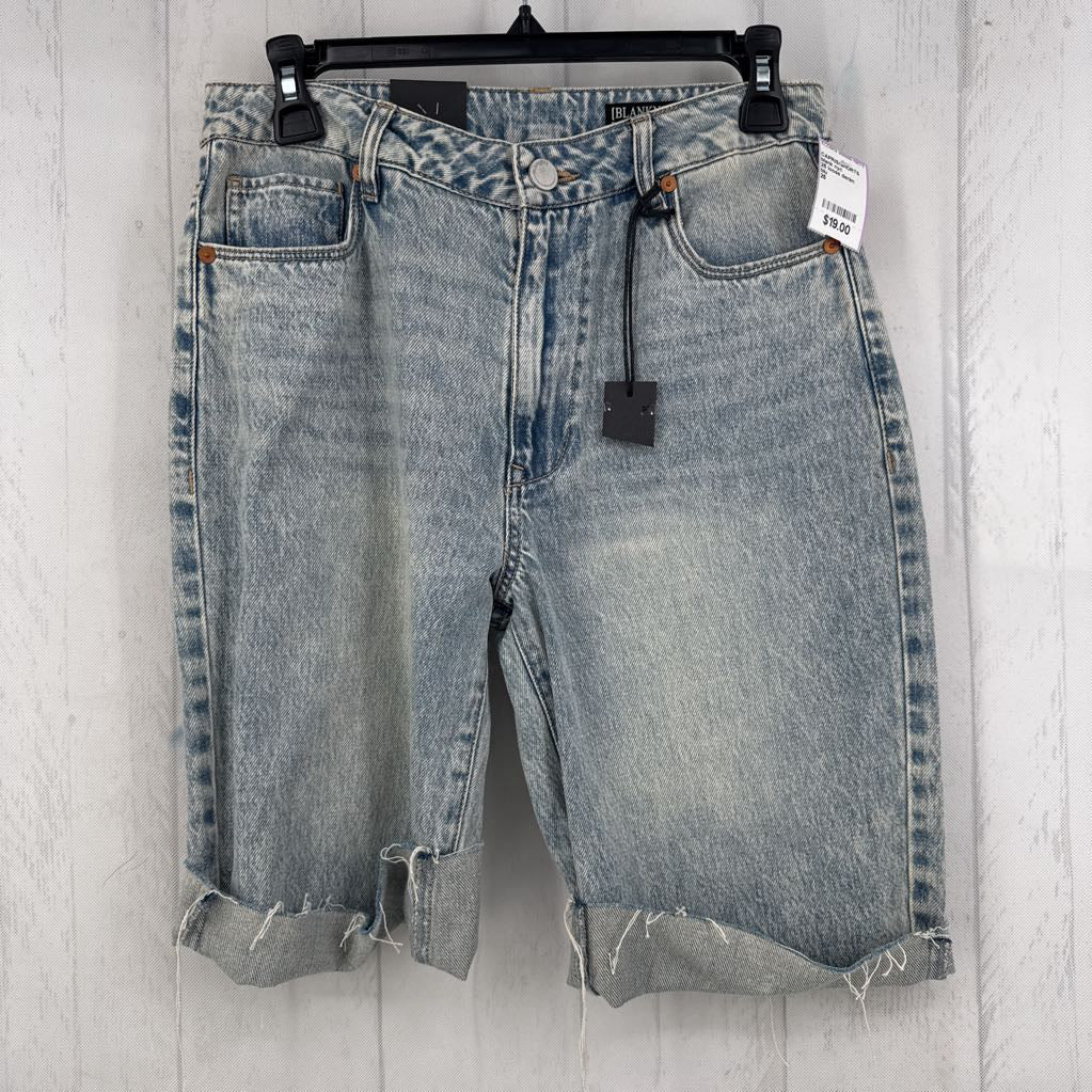 25 loose denim bermuda shorts