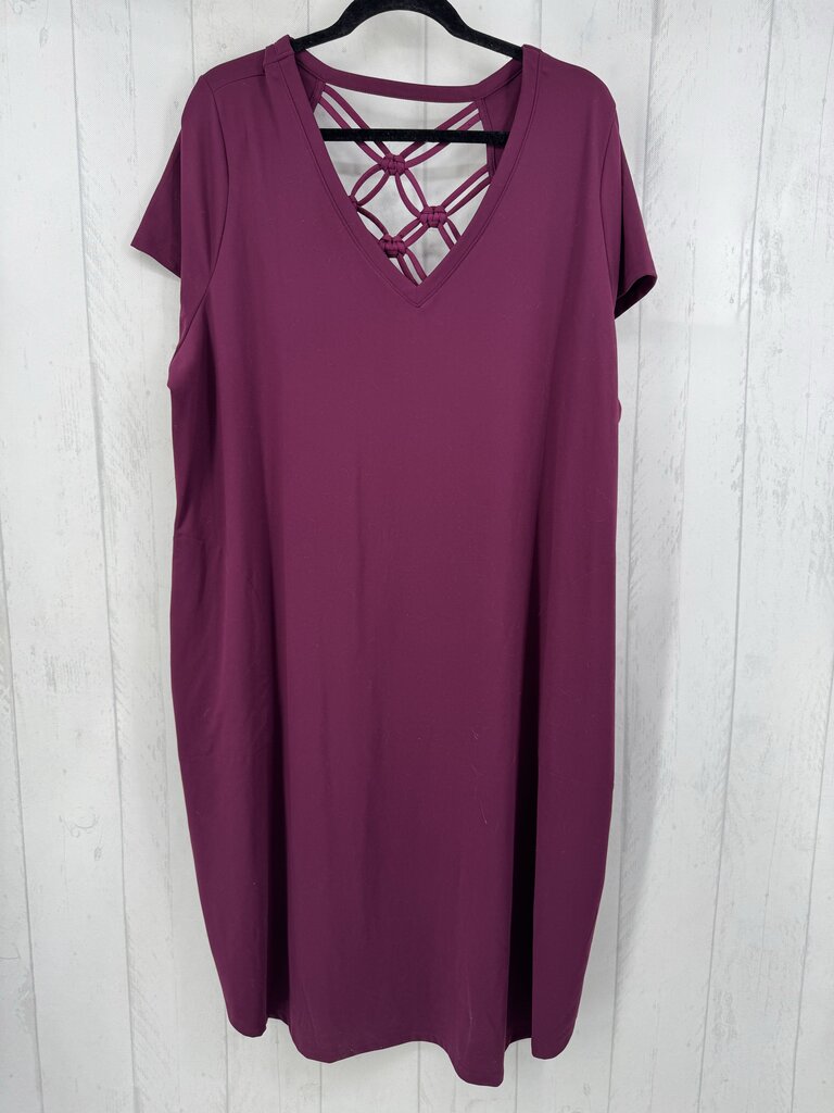 22/24 v-neck s/s dress