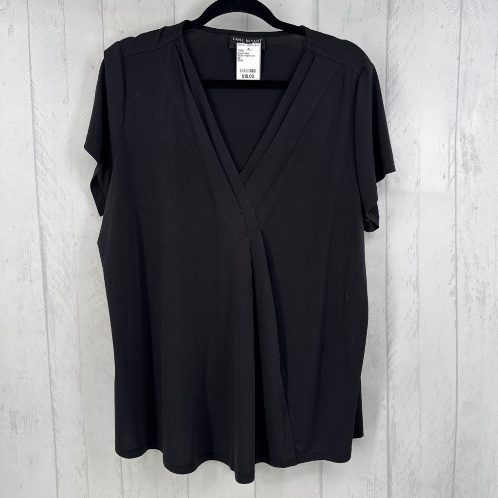 18/20 v-neck s/s top