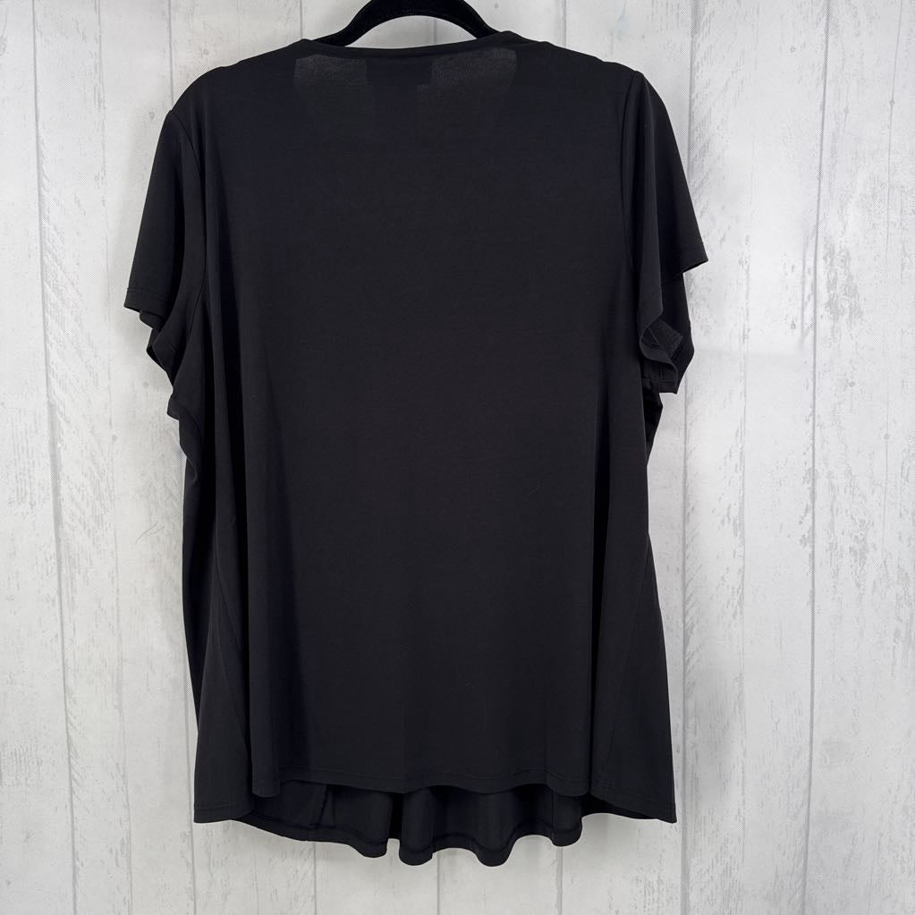 18/20 v-neck s/s top