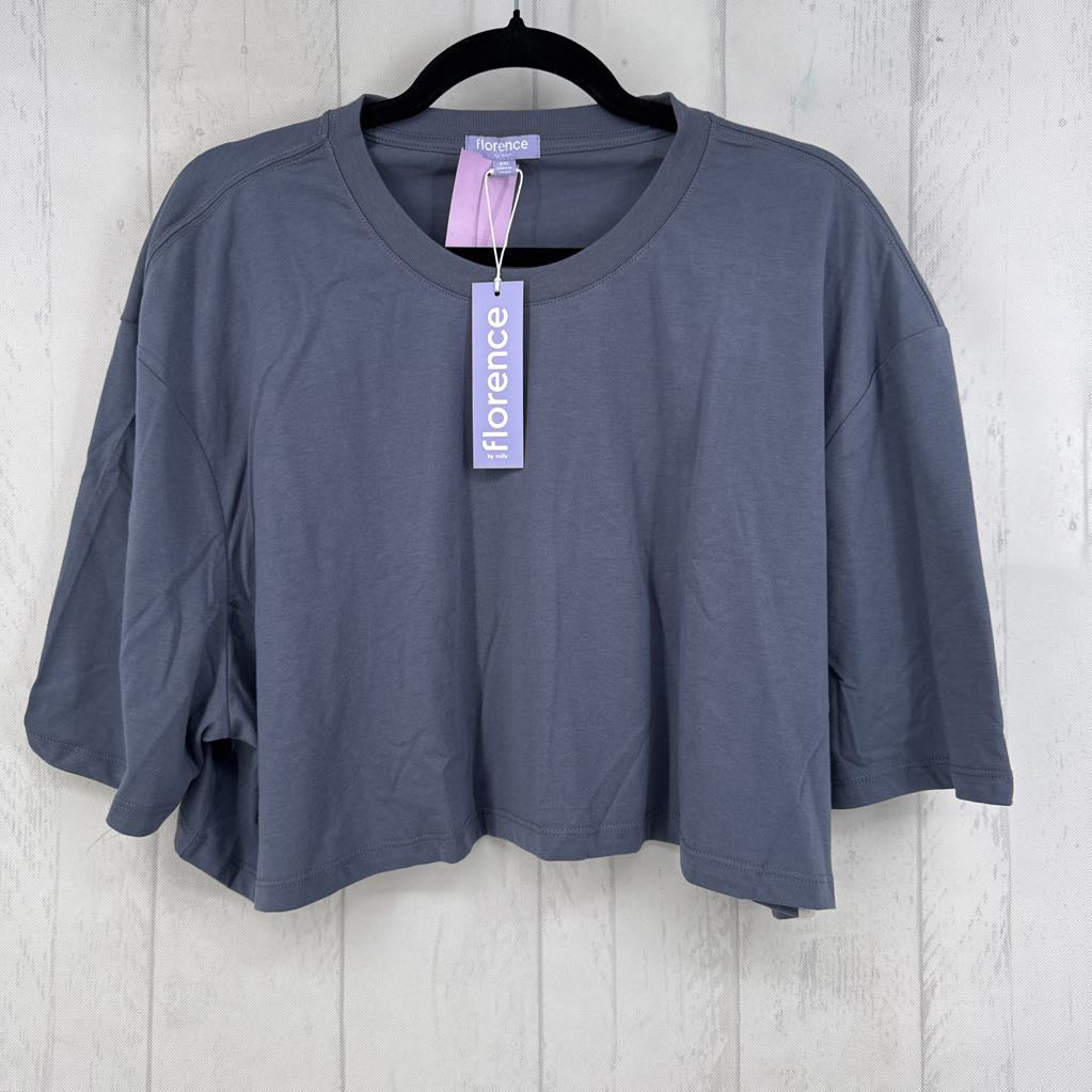 XXL crewneck s/s crop tee