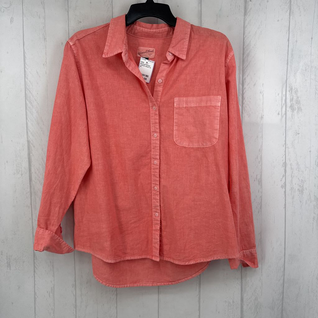 L button down l/s top