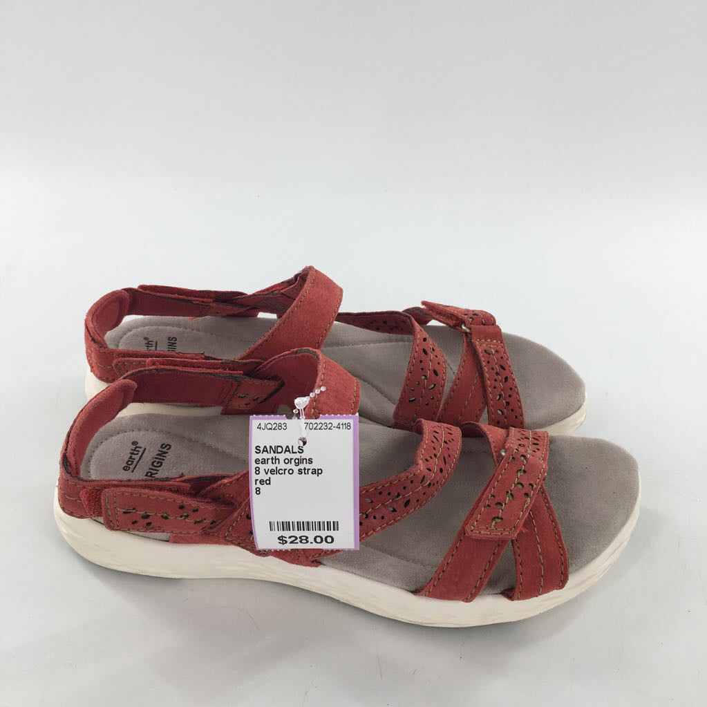 8 velcro strap walking sandal