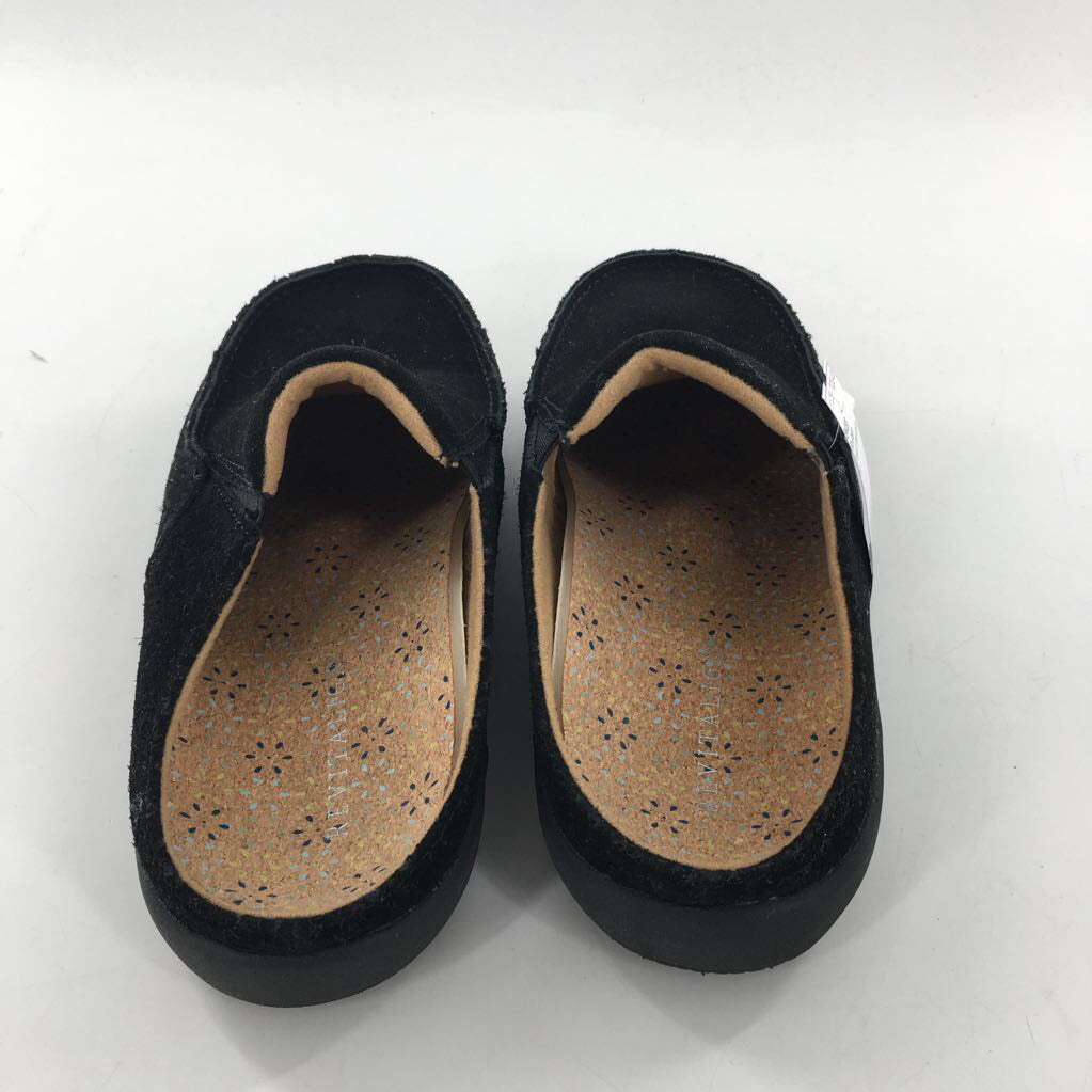 8 suede mule loafer