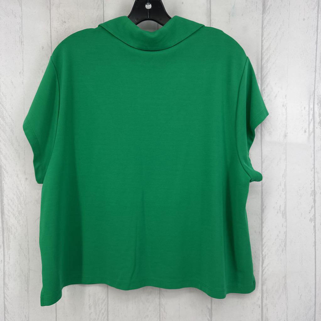 XL split neck s/s polo
