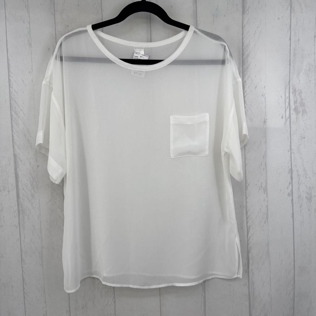 M sheer s/s top