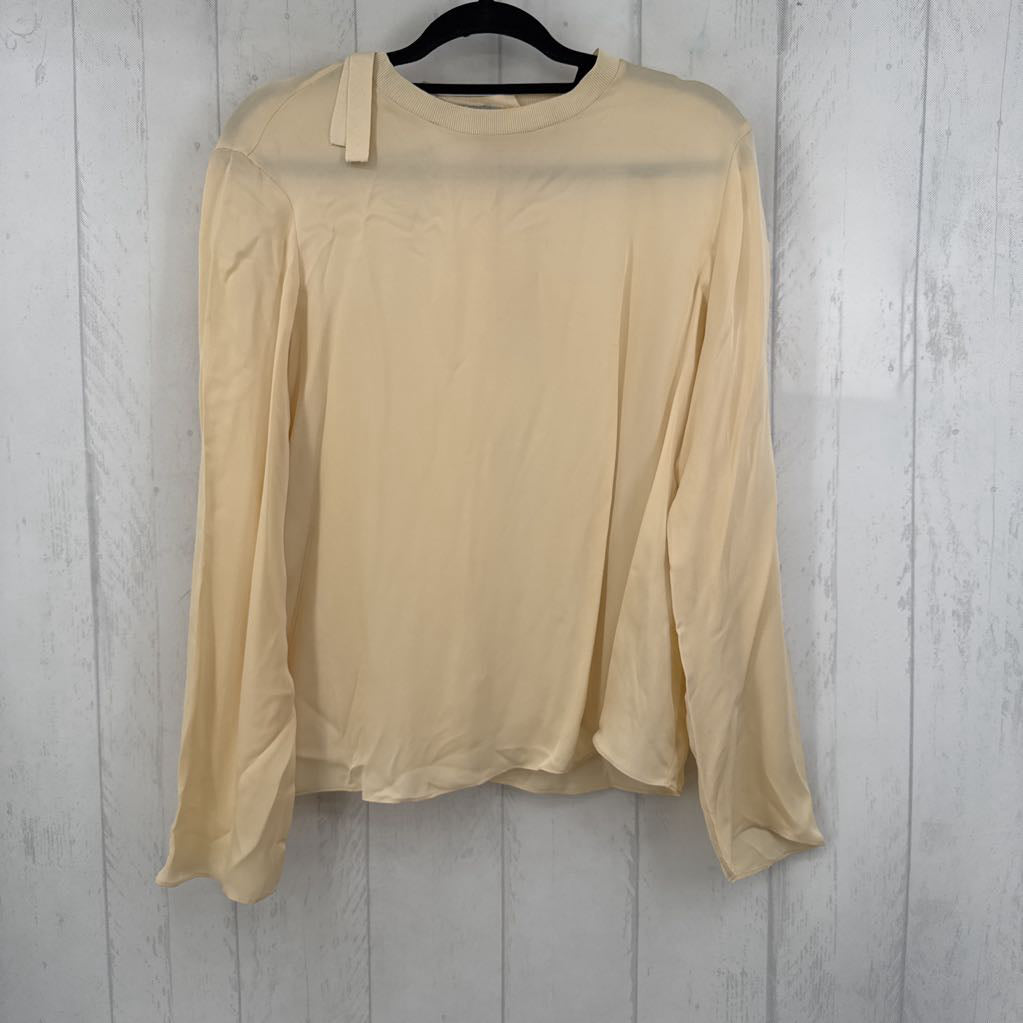 M bow back l/s top