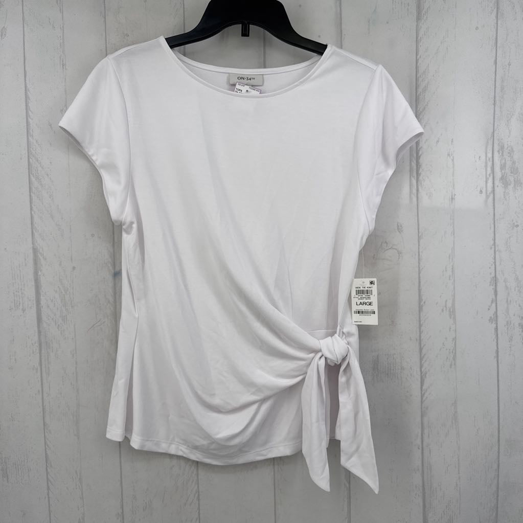 L bow detail s/s tee