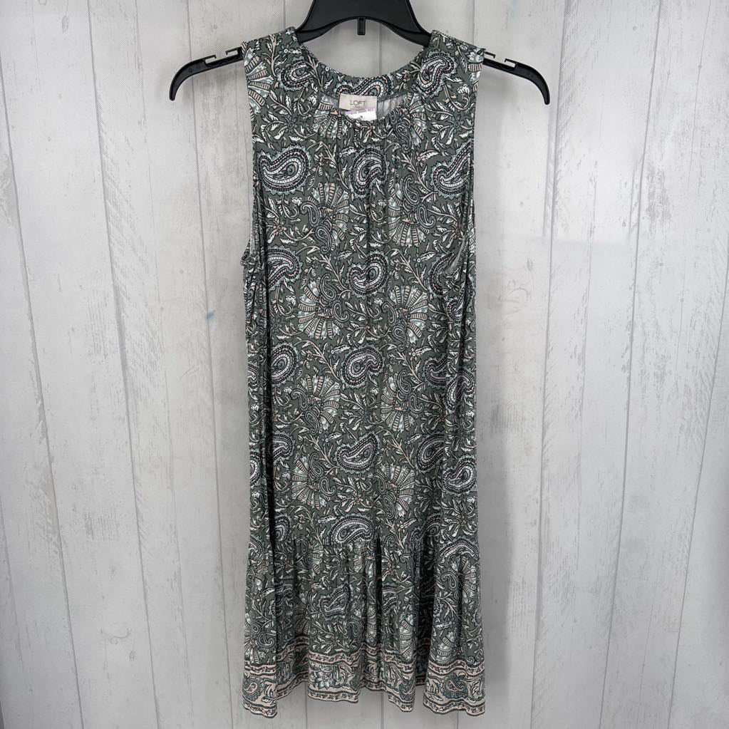 M paisley print slvls dress