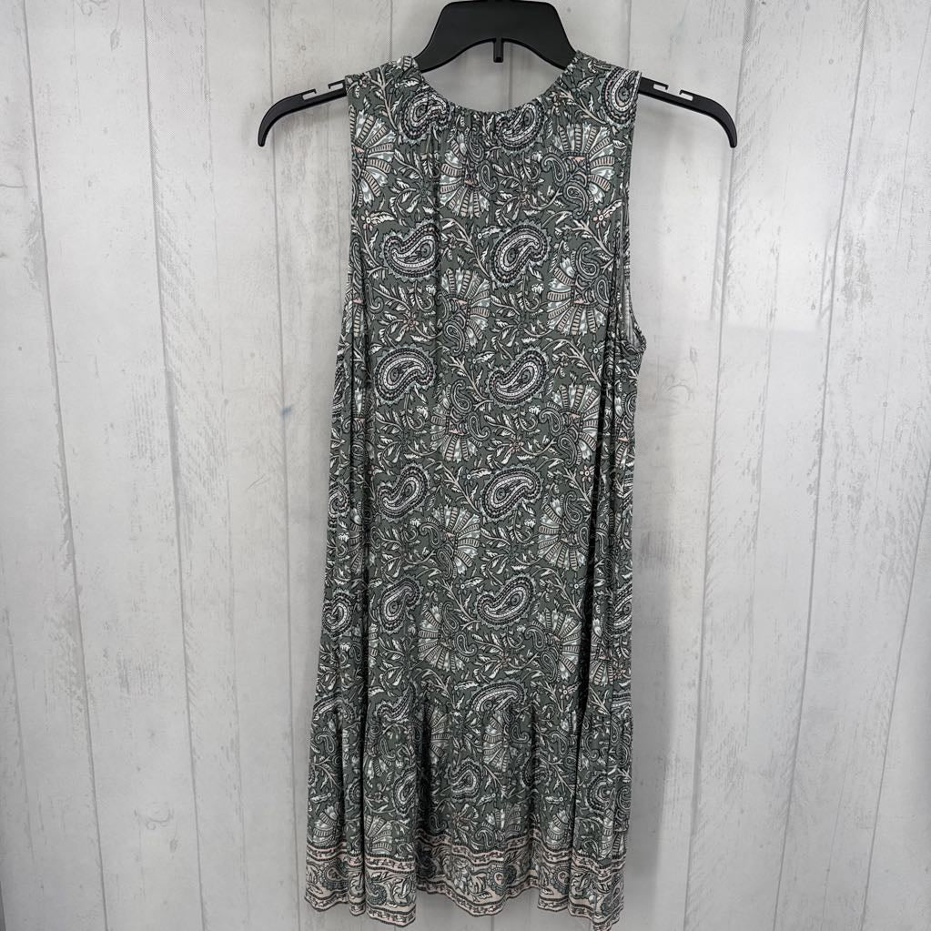 M paisley print slvls dress