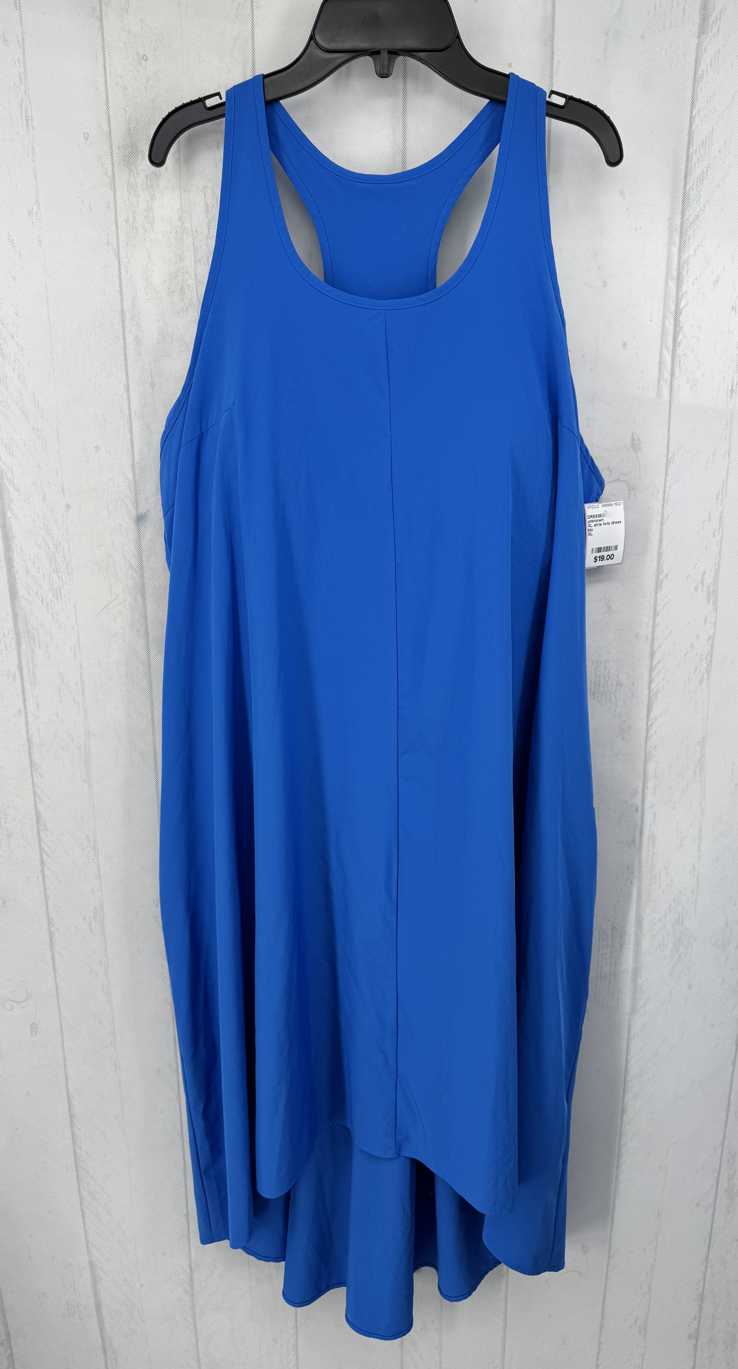 XL slvls hi-lo dress