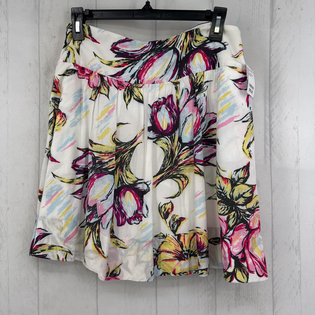 2 flo print skirt