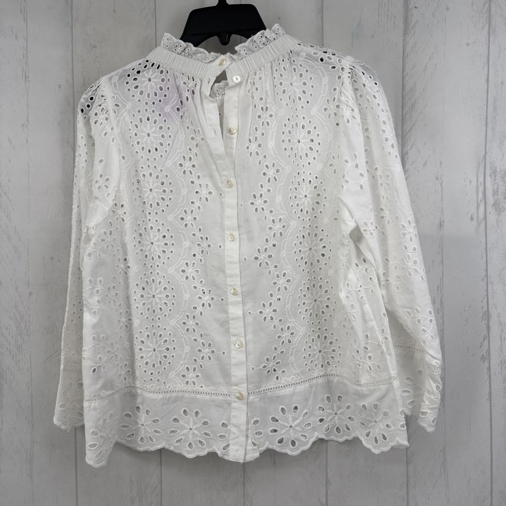 R79 S eyelet button back l/s top