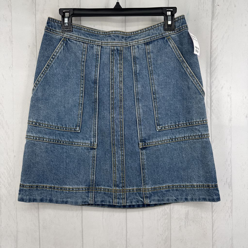 2 denim utility skirt